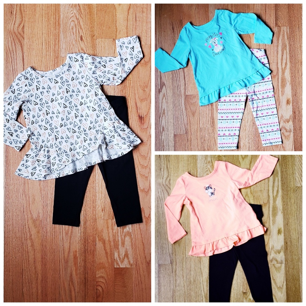 Baby Girls Outfits, Size 18 Months